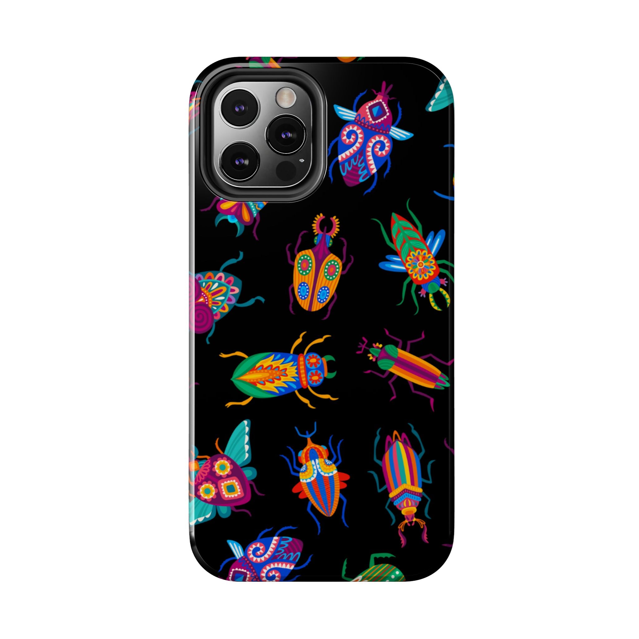 Phone Case | Neon Beetle Pattern Tough Protective Cover