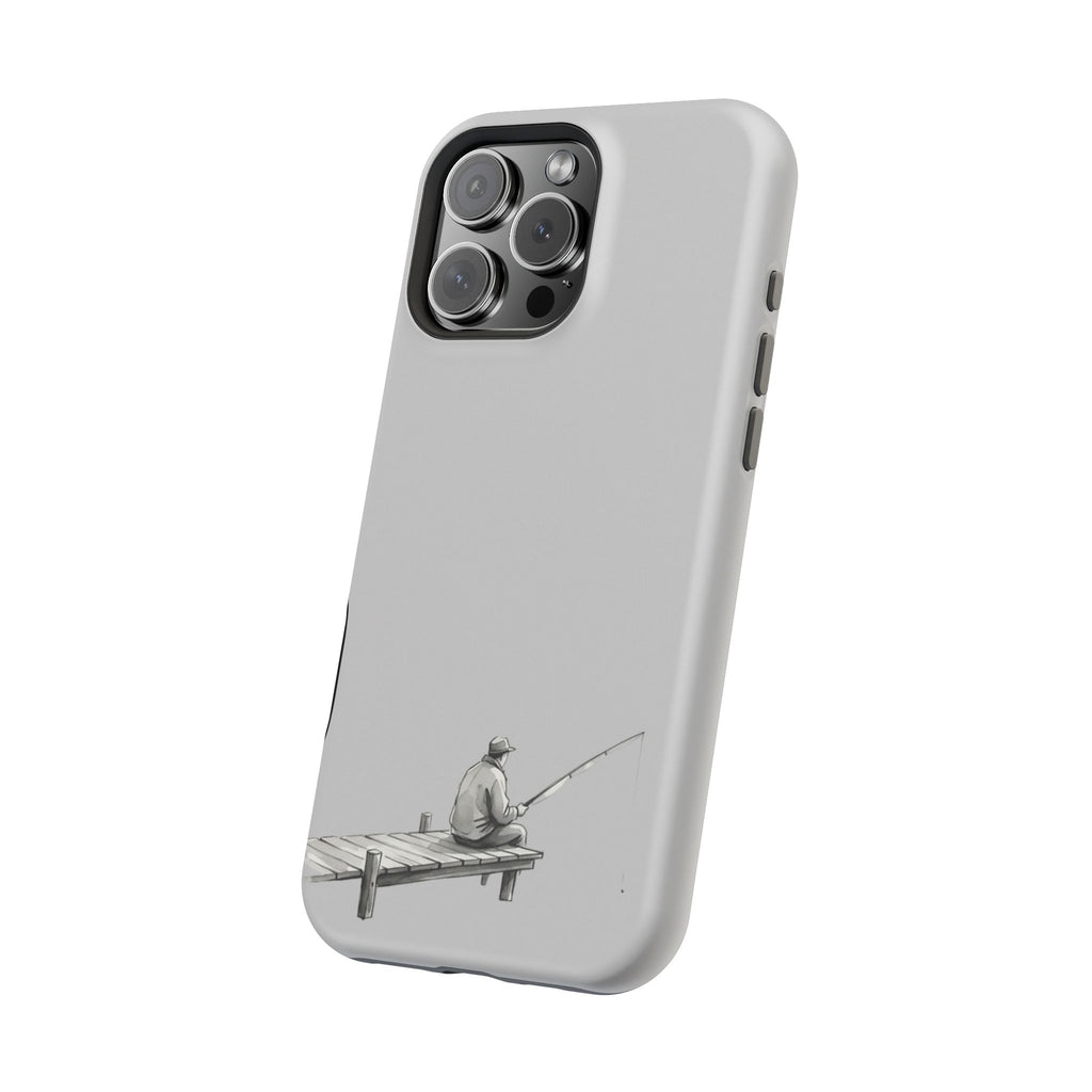 Phone Case | Fishing Dock Minimalist Magnetic Impact-Resistant Case