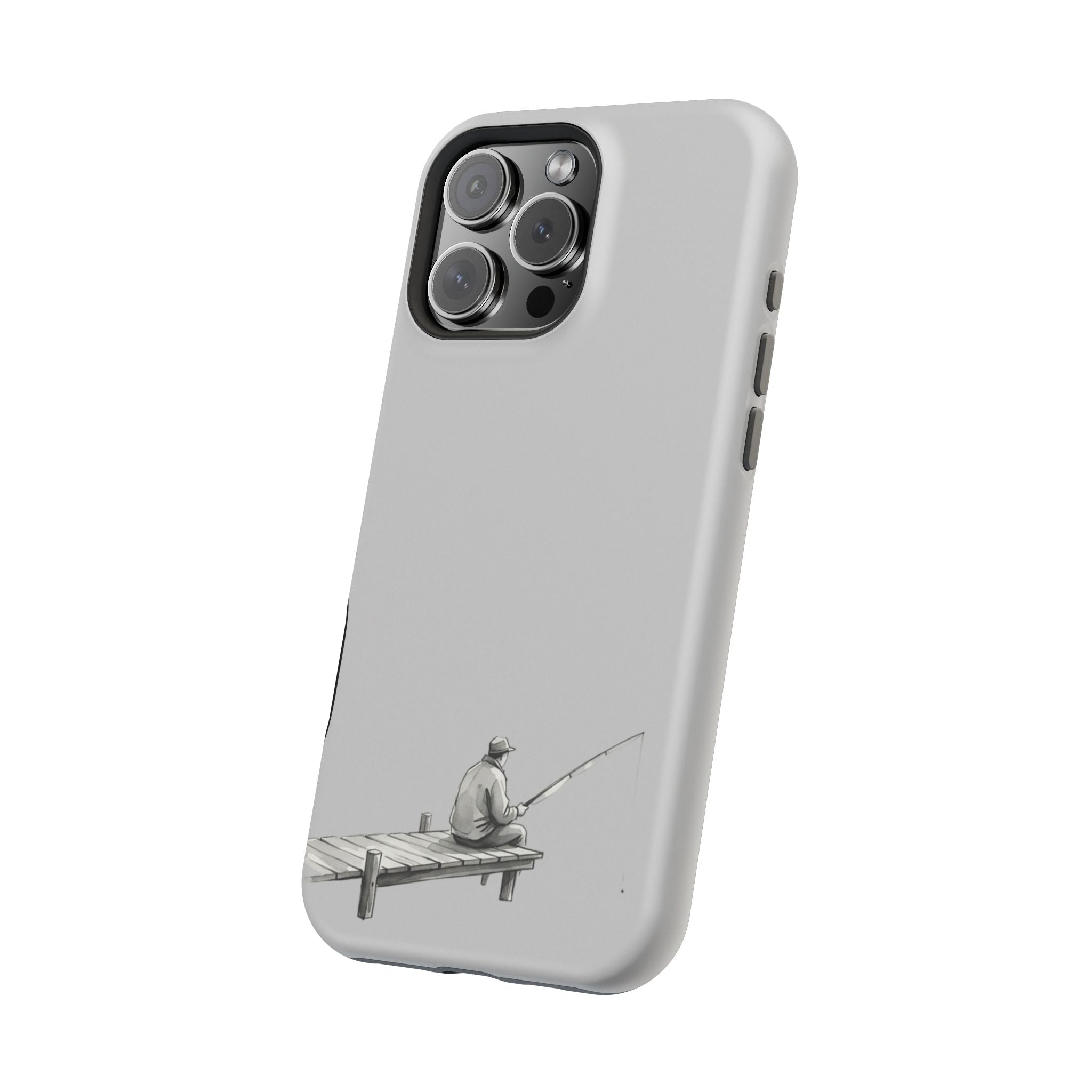 Phone Case | Fishing Dock Minimalist Magnetic Impact-Resistant Case