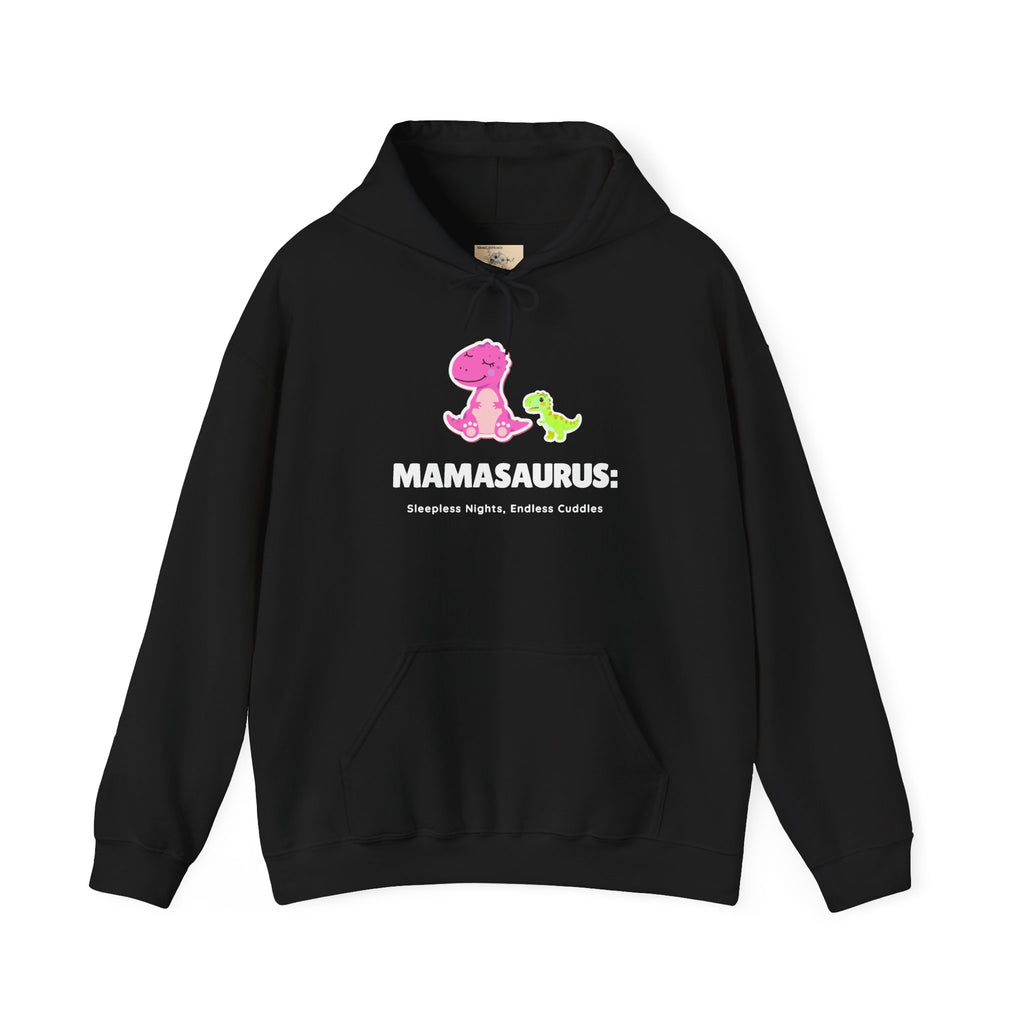 Pink Mama Dino with Baby Hoodie
