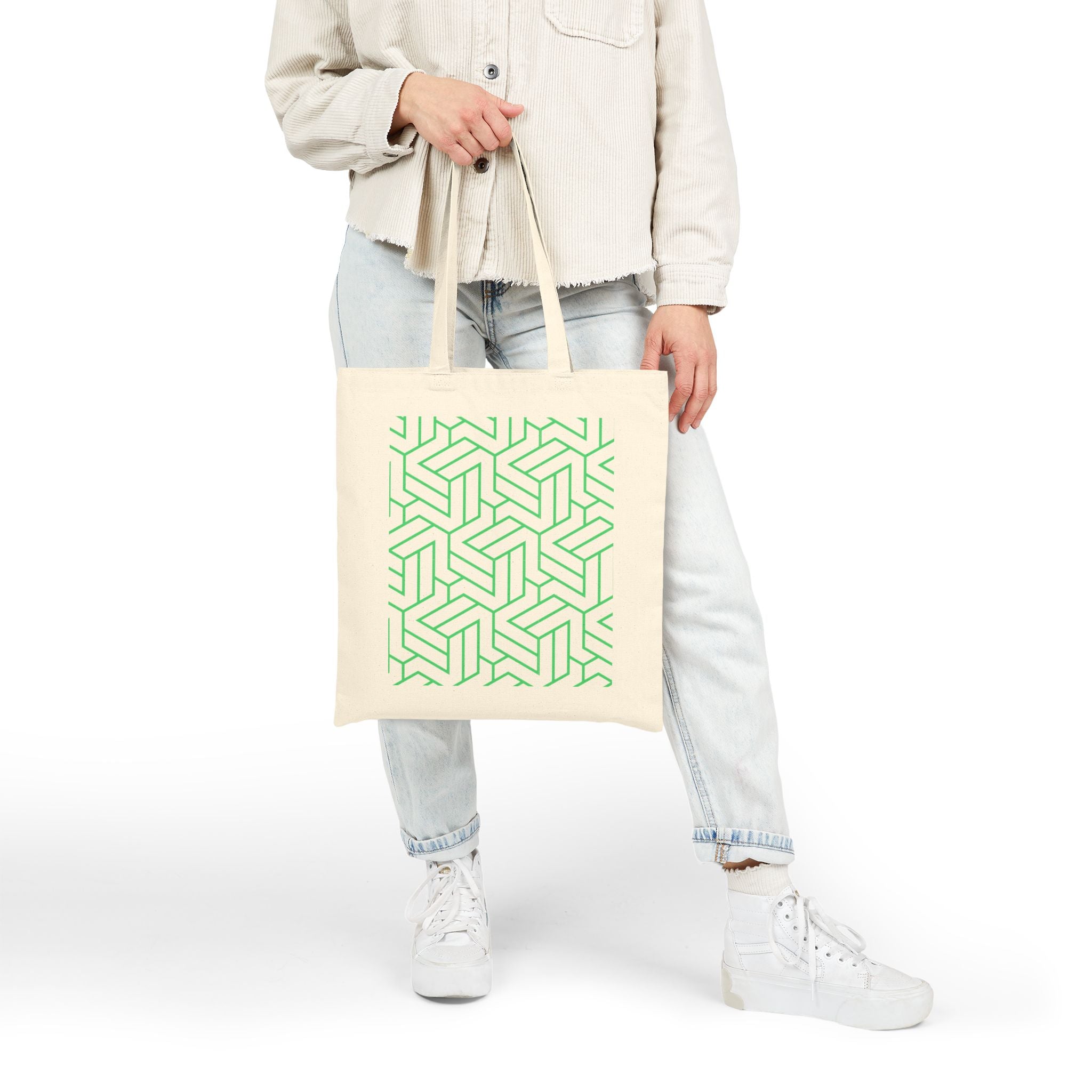 Tote Bag | Geometric Pastel Pattern