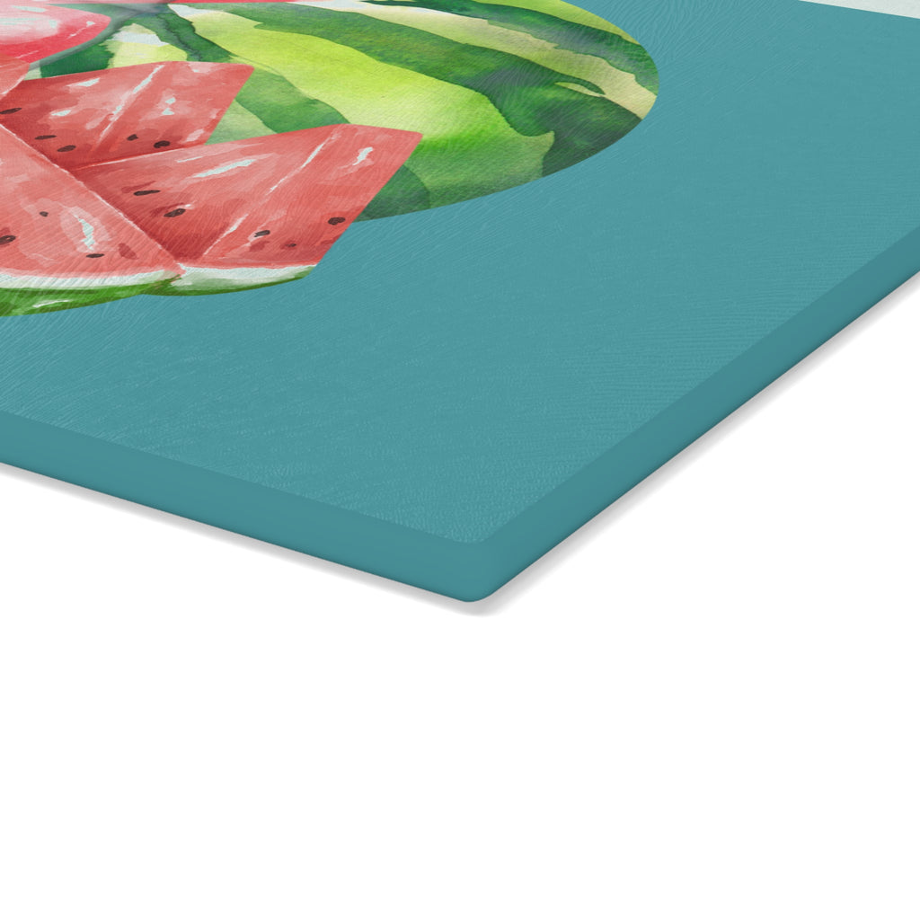 Glass Cutting Board | Watermelon Kitchen Decor