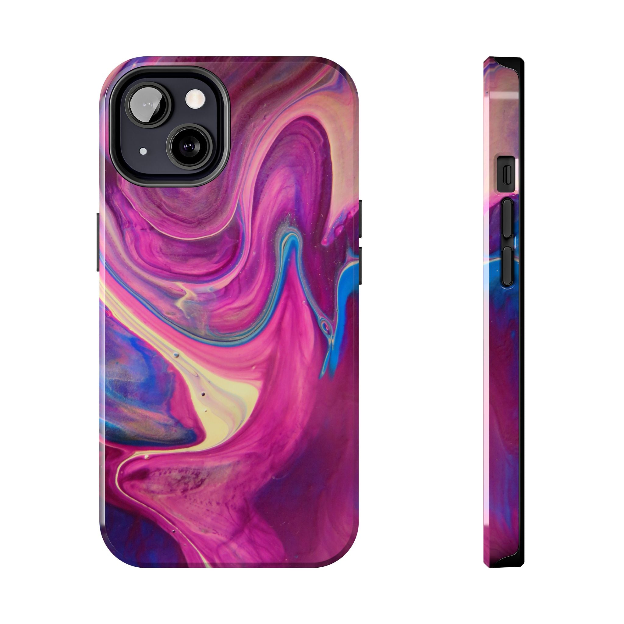Phone Case | Protective Artistic Paint Pour Design
