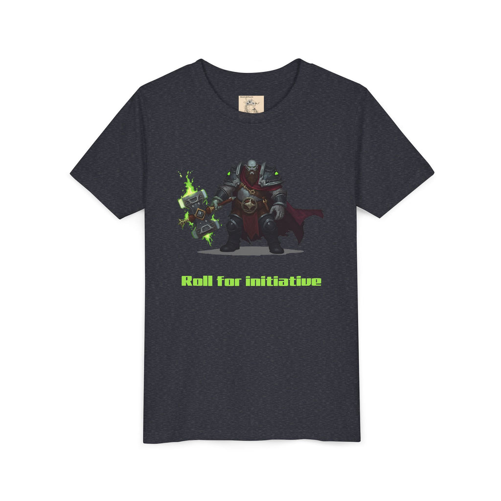 T-Shirt | 'Roll for Initiative' Fantasy RPG Character Youth Tee