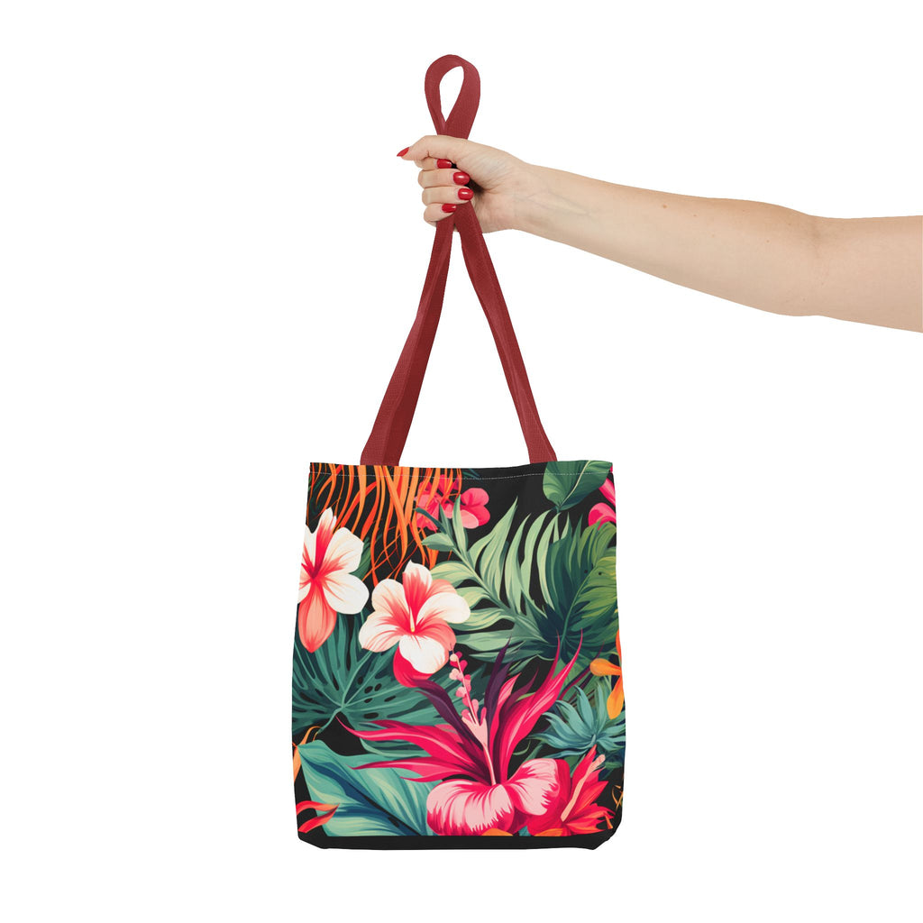 Tote Bag | Vibrant Tropical Beach & Market Tote