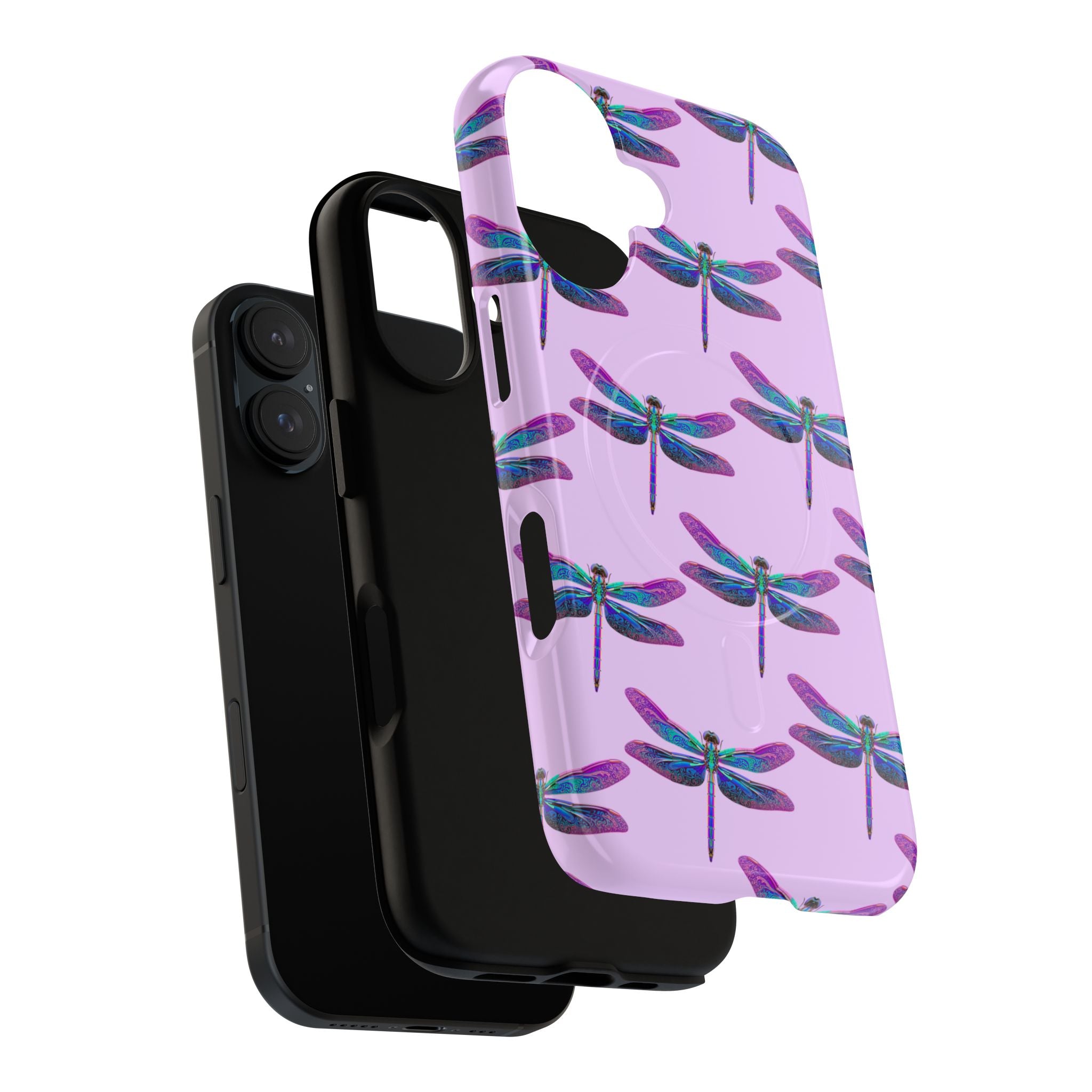 Phone Case | Blue Purple Dragonfly Tough Magnetic Case