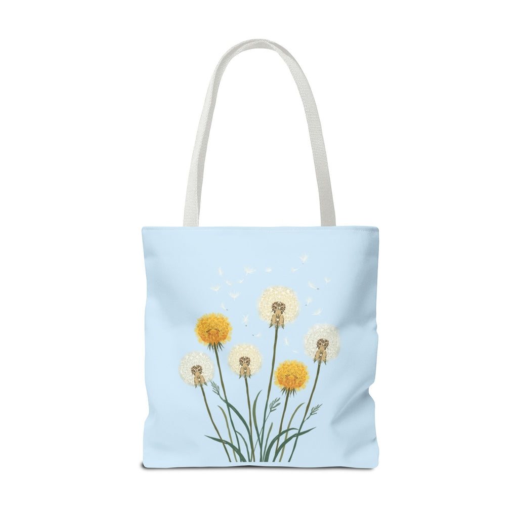 Tote Bag | Dandelions on Light Blue Background