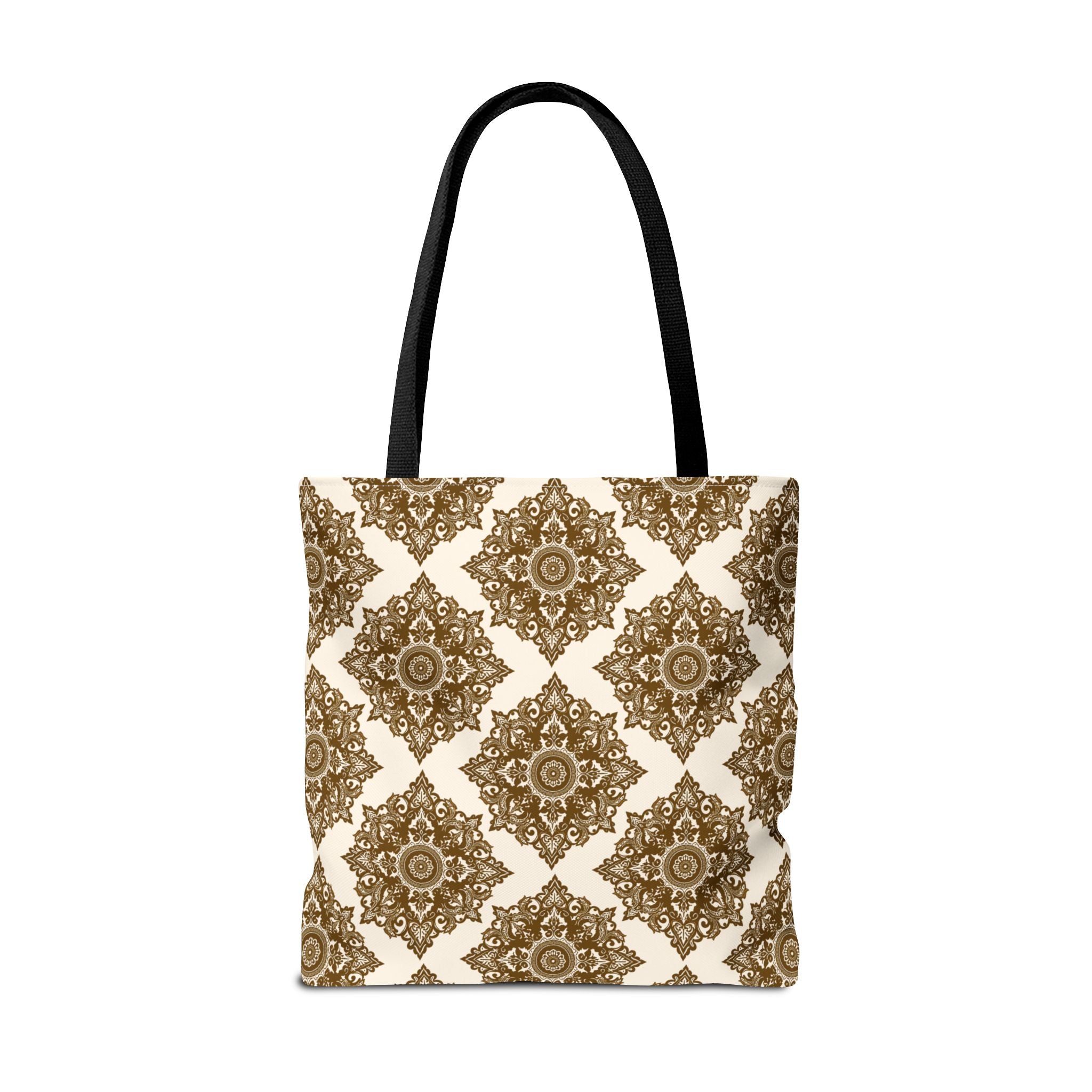 Tote Bag | Boho Gold Medallion Pattern