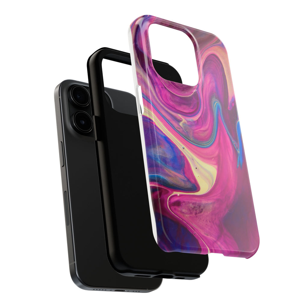 Phone Case | Protective Artistic Paint Pour Design