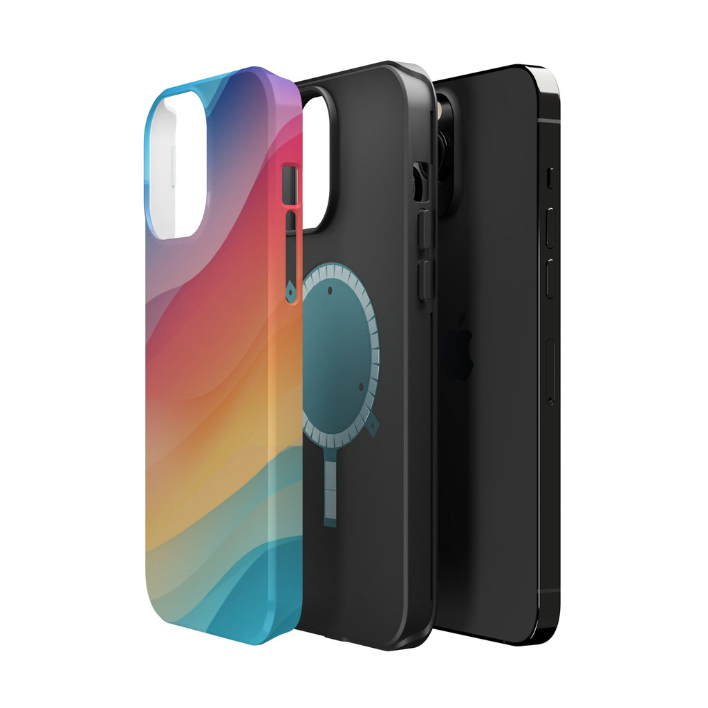 Phone Case | Gradient Sunset Magnetic Impact-Resistant Phone Shield