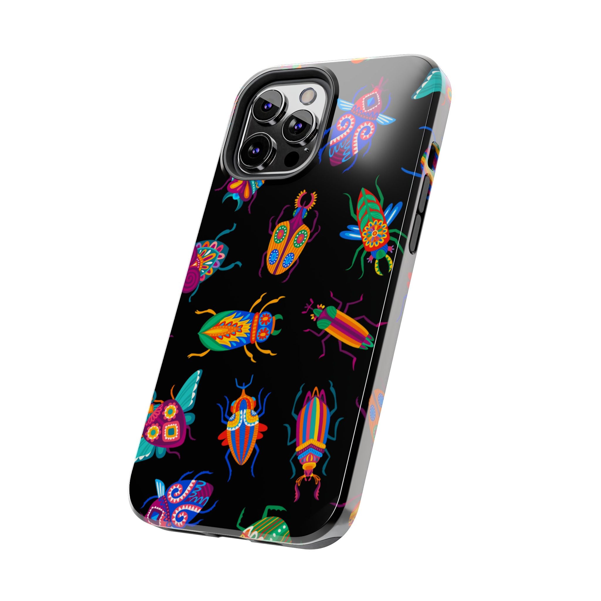 Phone Case | Neon Beetle Pattern Tough Protective Cover