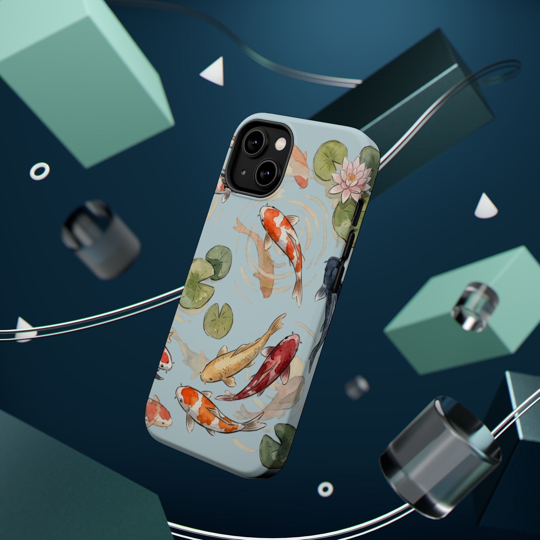Phone Case | Koi Pond Magnetic Impact-Resistant Phone Cover