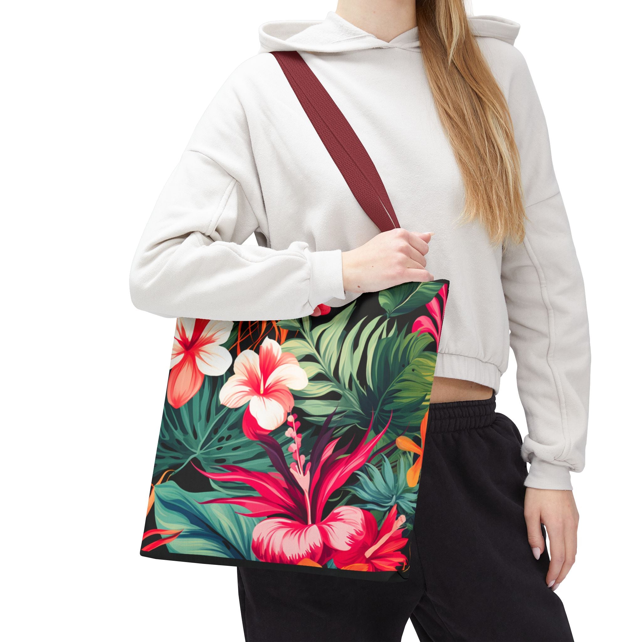 Tote Bag | Vibrant Tropical Beach & Market Tote