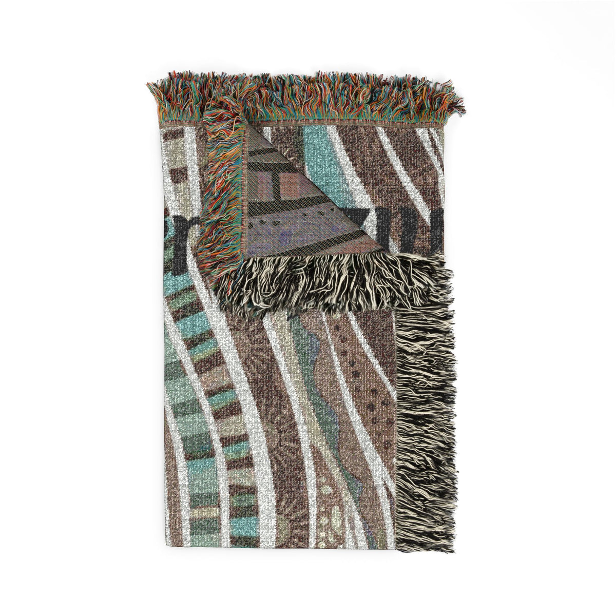 Personalized Boho Woven Throw