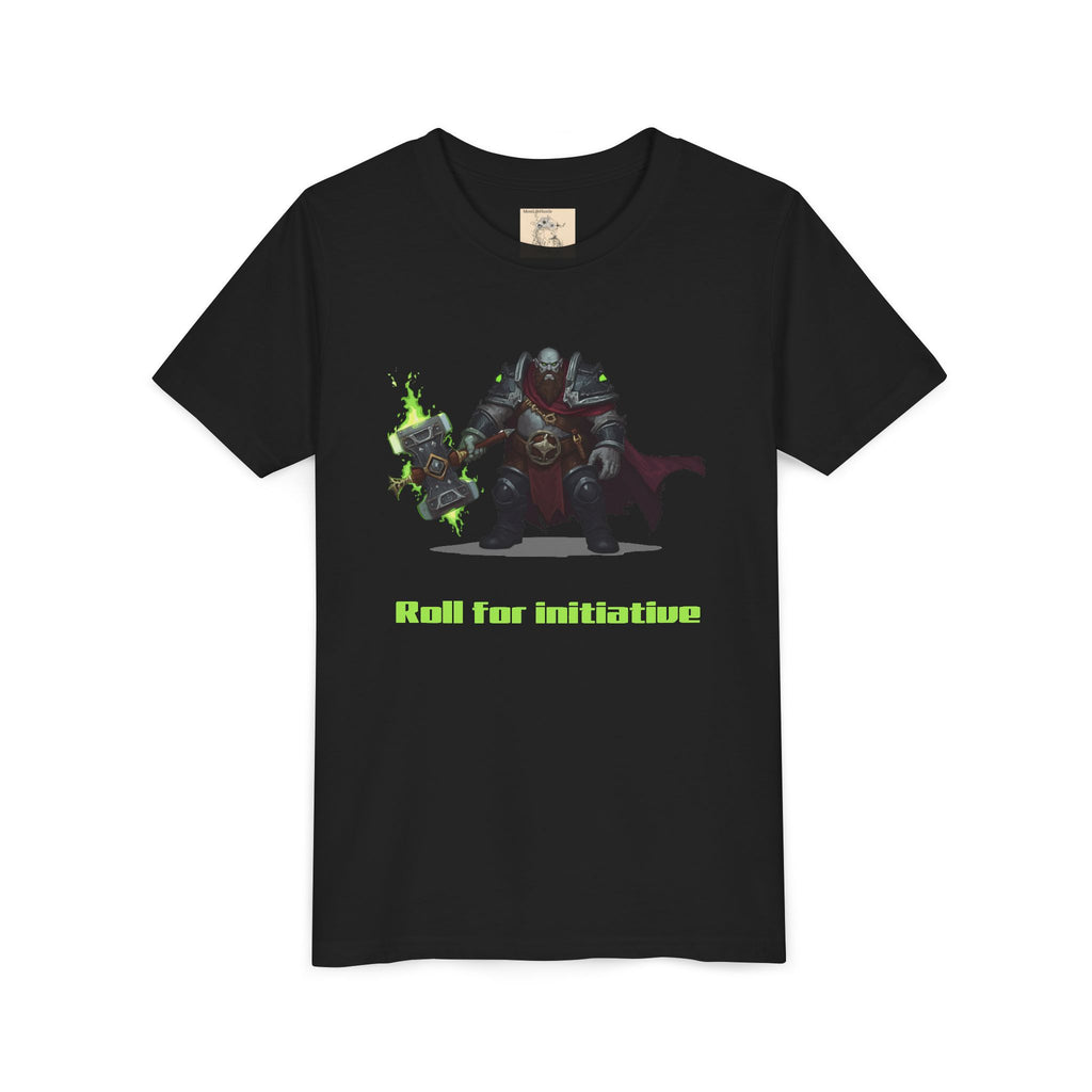 T-Shirt | 'Roll for Initiative' Fantasy RPG Character Youth Tee