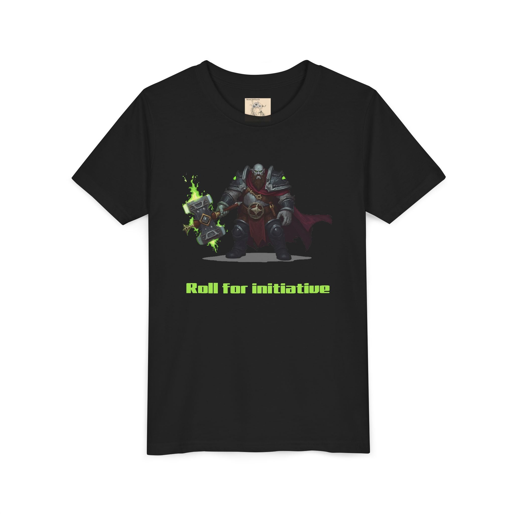 T-Shirt | 'Roll for Initiative' Fantasy RPG Character Youth Tee