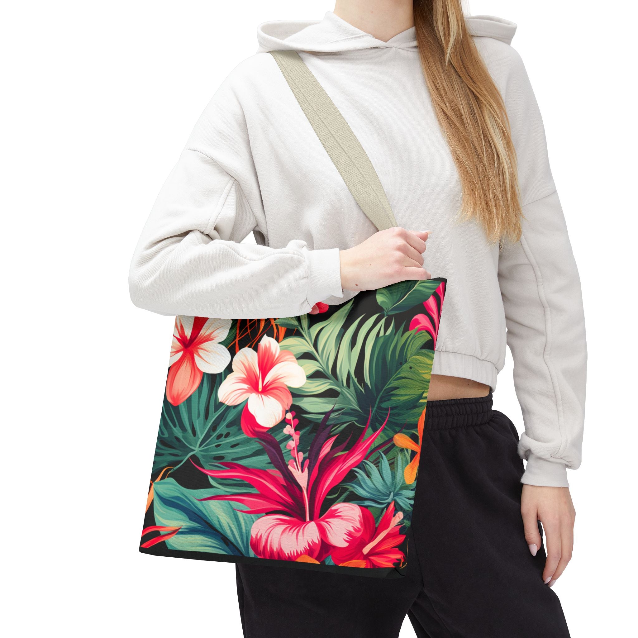 Tote Bag | Vibrant Tropical Beach & Market Tote
