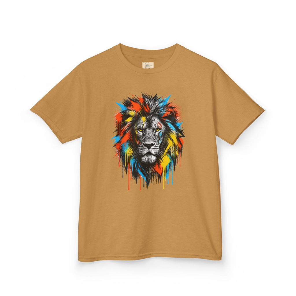 Lion Spirit Colorful Drip T-Shirt
