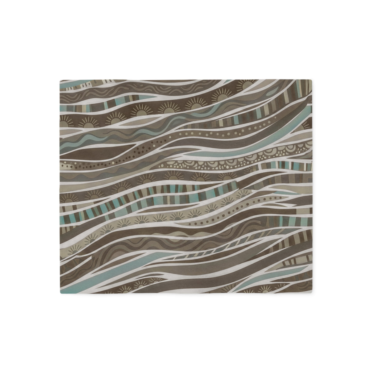 Coastal Waves Sweatshirt Blanket