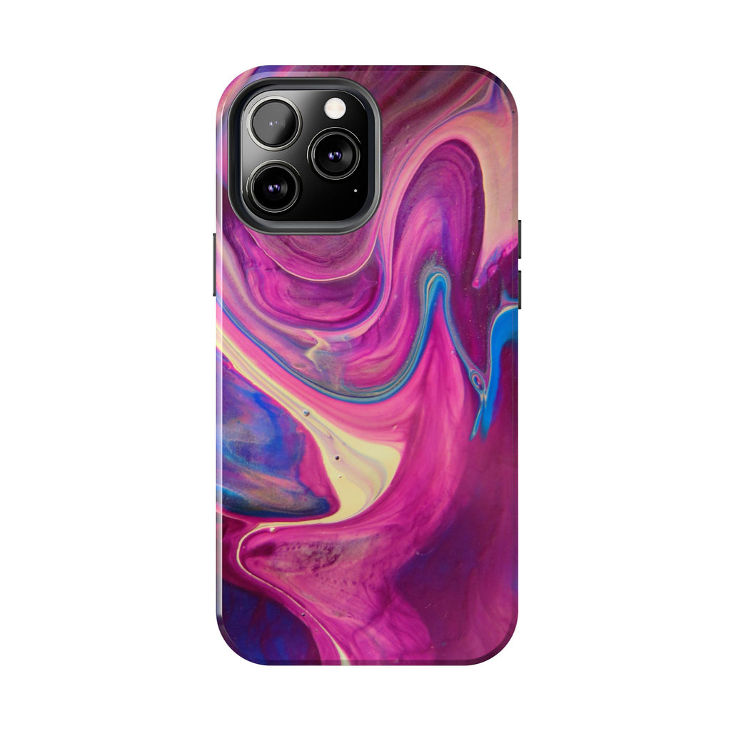 Phone Case | Protective Artistic Paint Pour Design