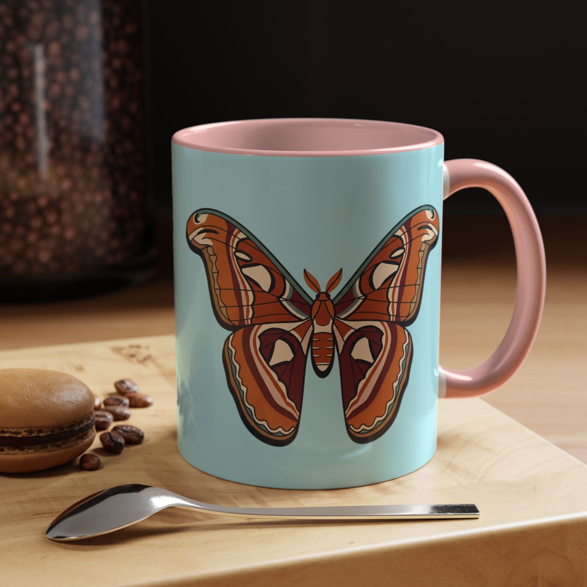 Coffee Mug | Rustic Atlas Moth Mug Accent Mug