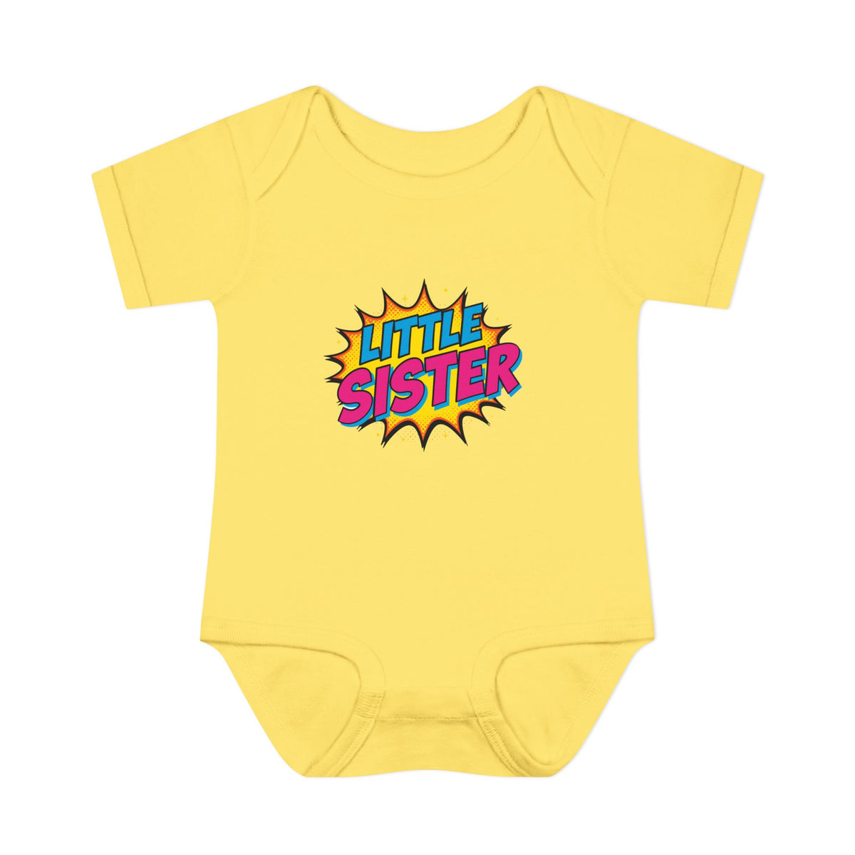 Little Sister Pop Art Onesie