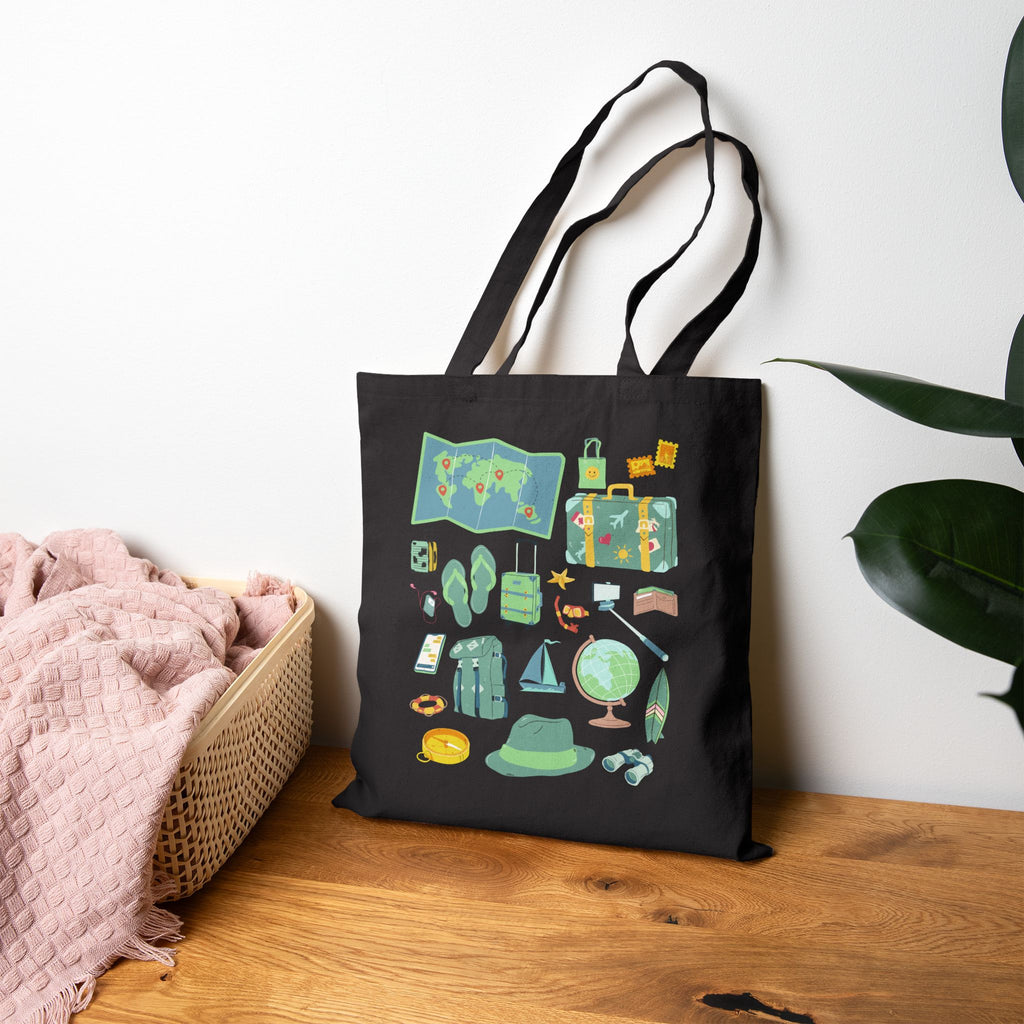 Tote Bag | Beach Vacation & Adventure Reusable Canvas Shopper