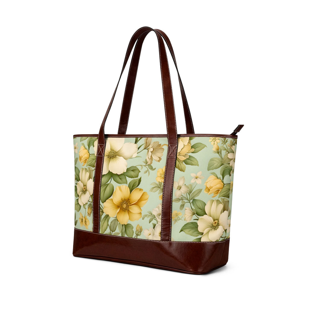 Handbag | Vintage Yellow & Cream Blossom Print