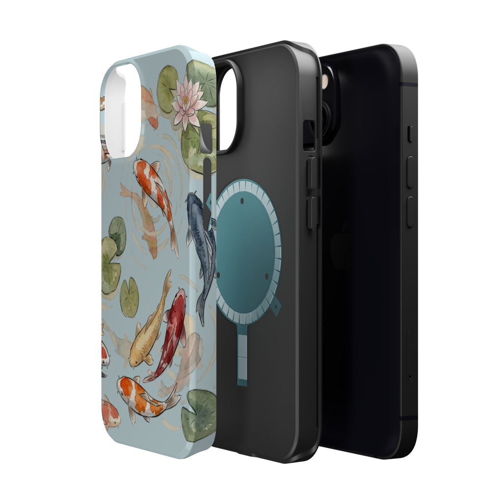 Phone Case | Koi Pond Magnetic Impact-Resistant Phone Cover