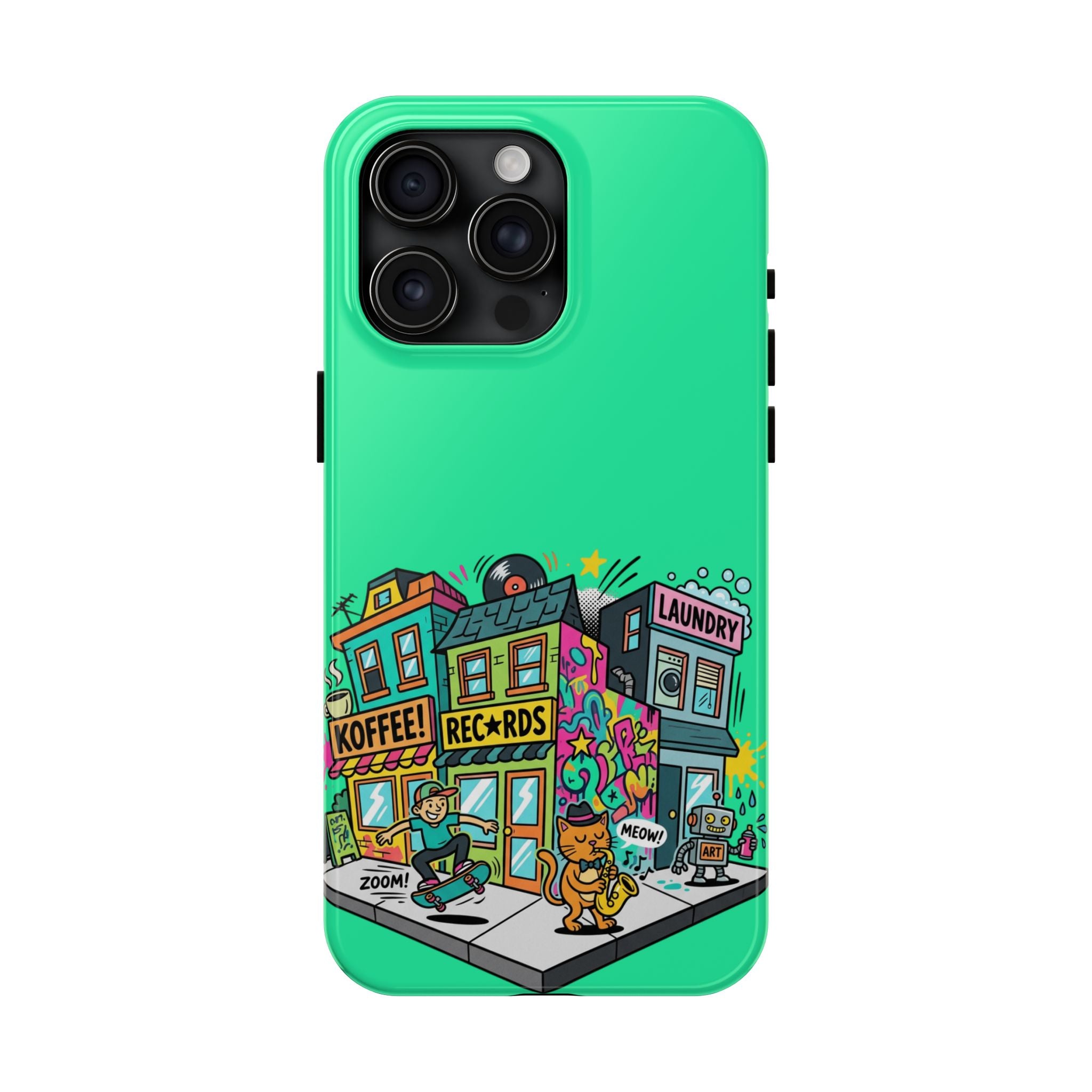 Phone Case | Tough Protective Cover with Colorful Street Art