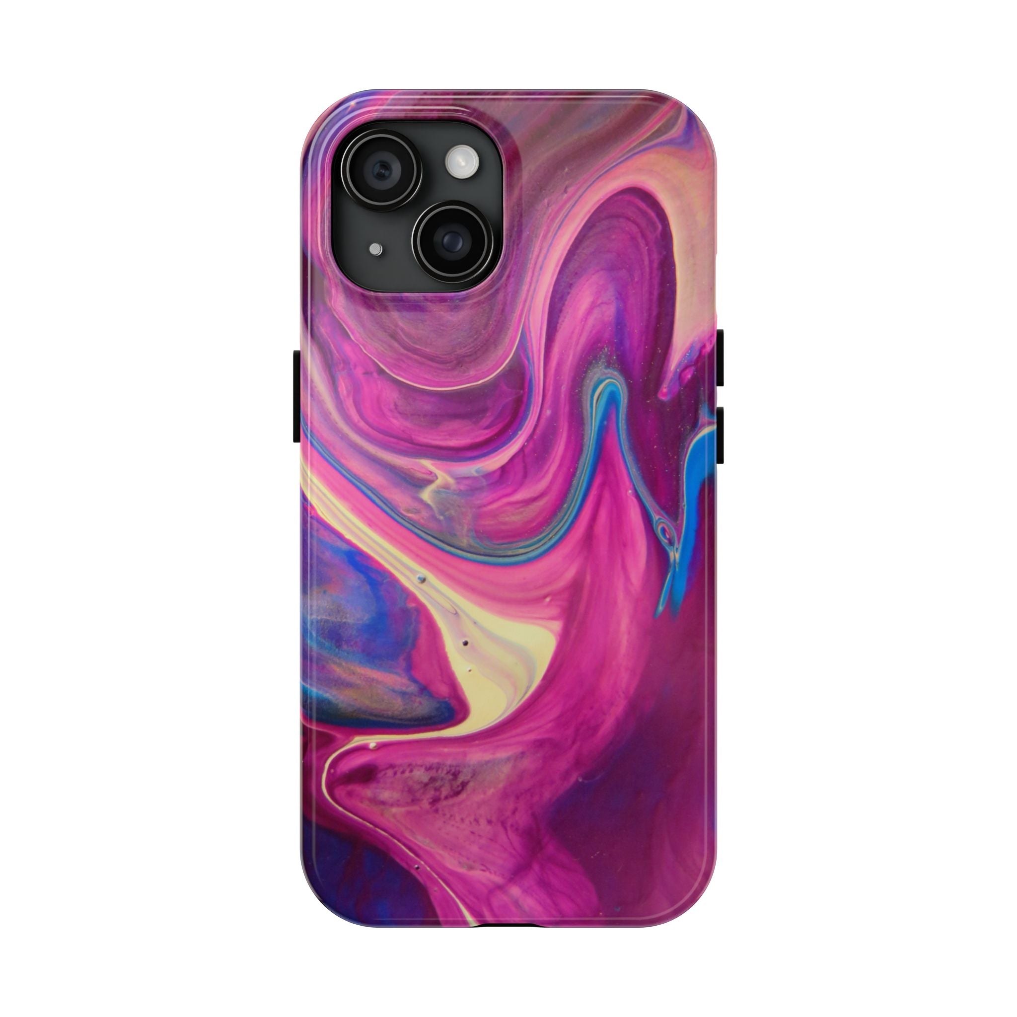 Phone Case | Protective Artistic Paint Pour Design