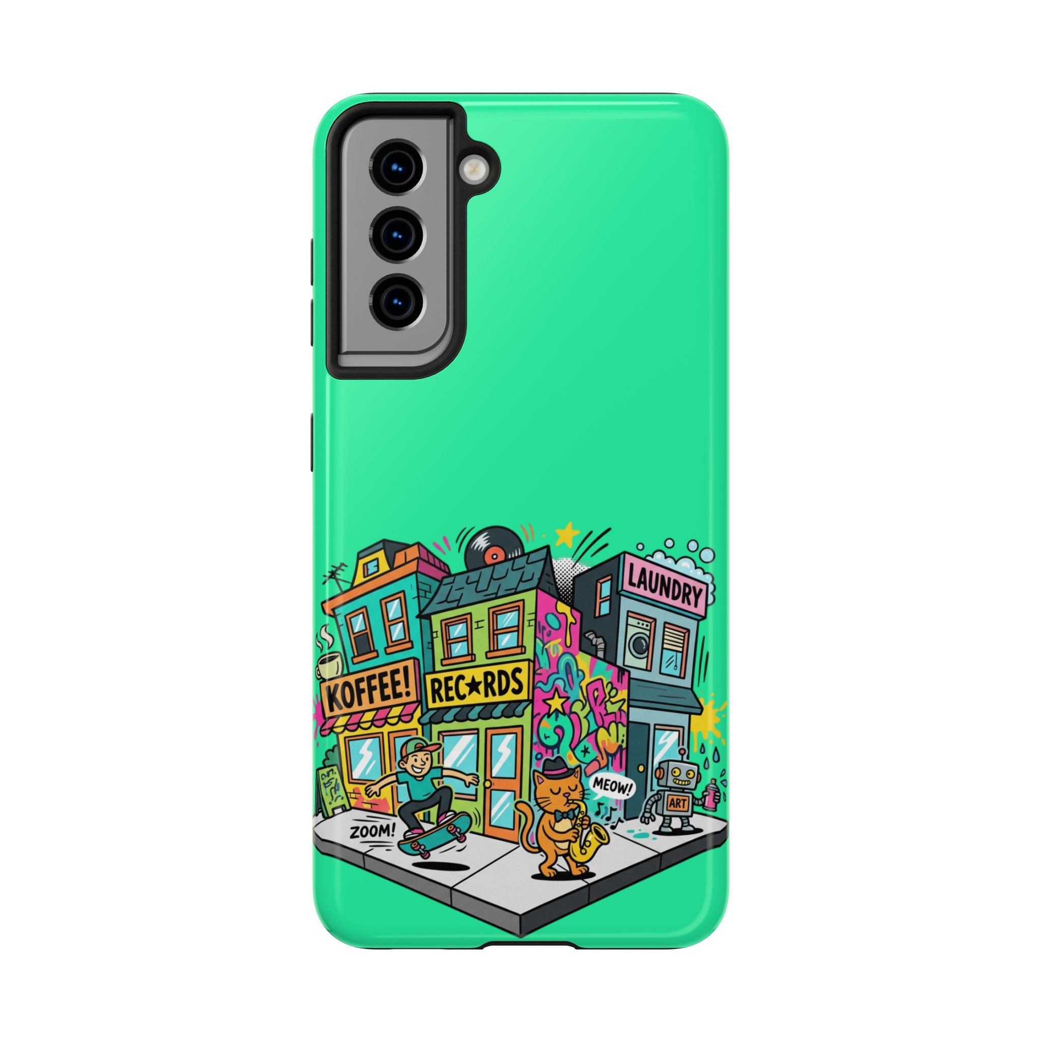 Phone Case | Tough Protective Cover with Colorful Street Art