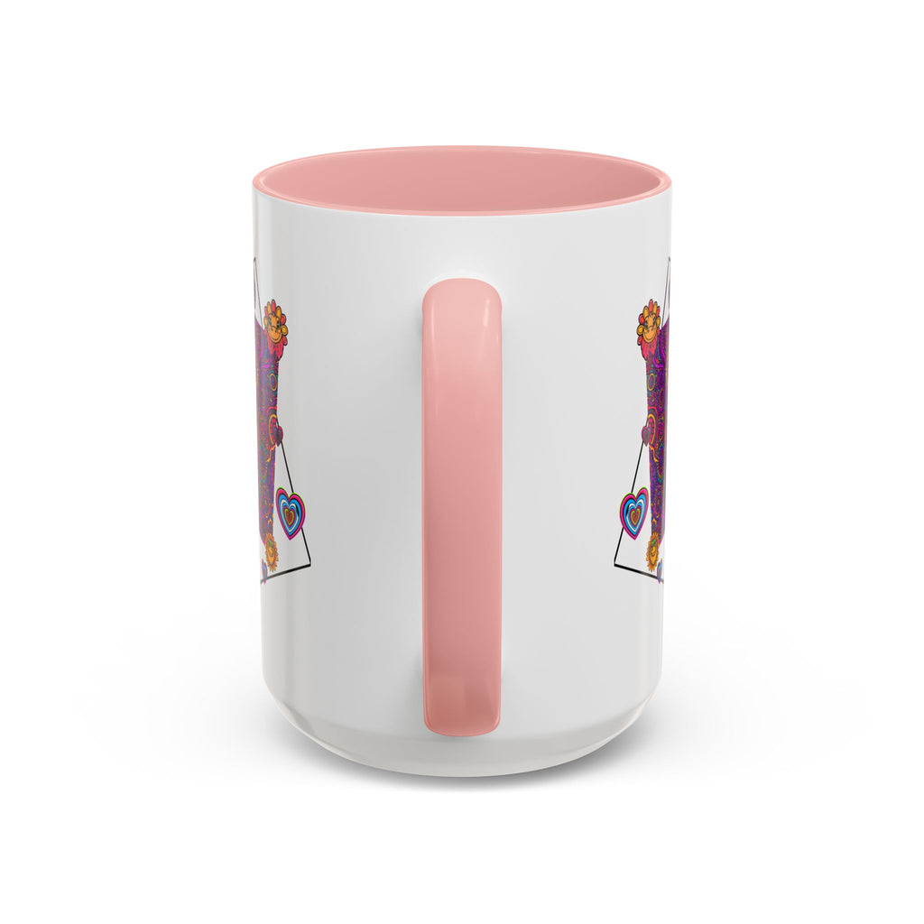 Coffee Mug | Psychedelic Lizards Accent Ceramic Mug