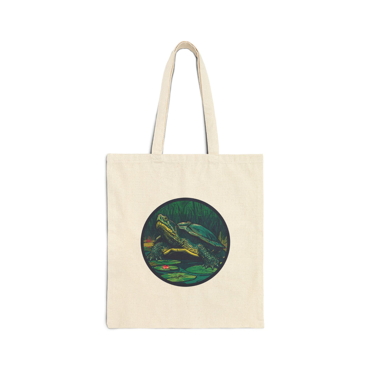 Vintage Turtle Illustration Tote Bag