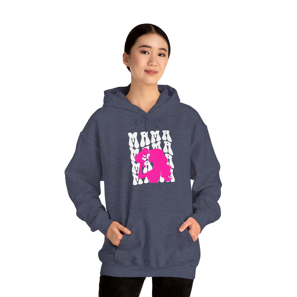 Hoodie | 'Mama' & Silhouette Pink Graphic