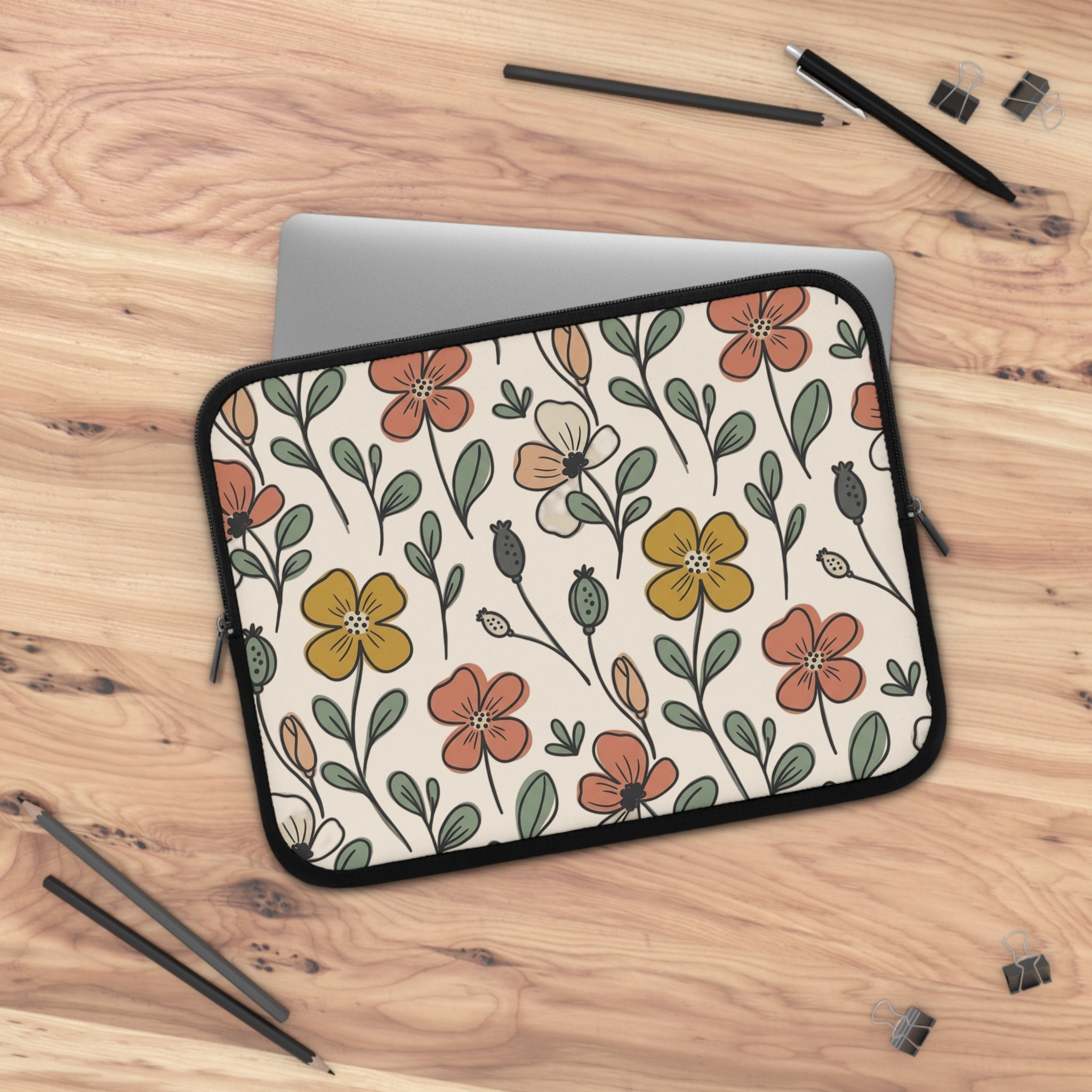 Laptop Sleeve | Vintage Wildflower Protective Case