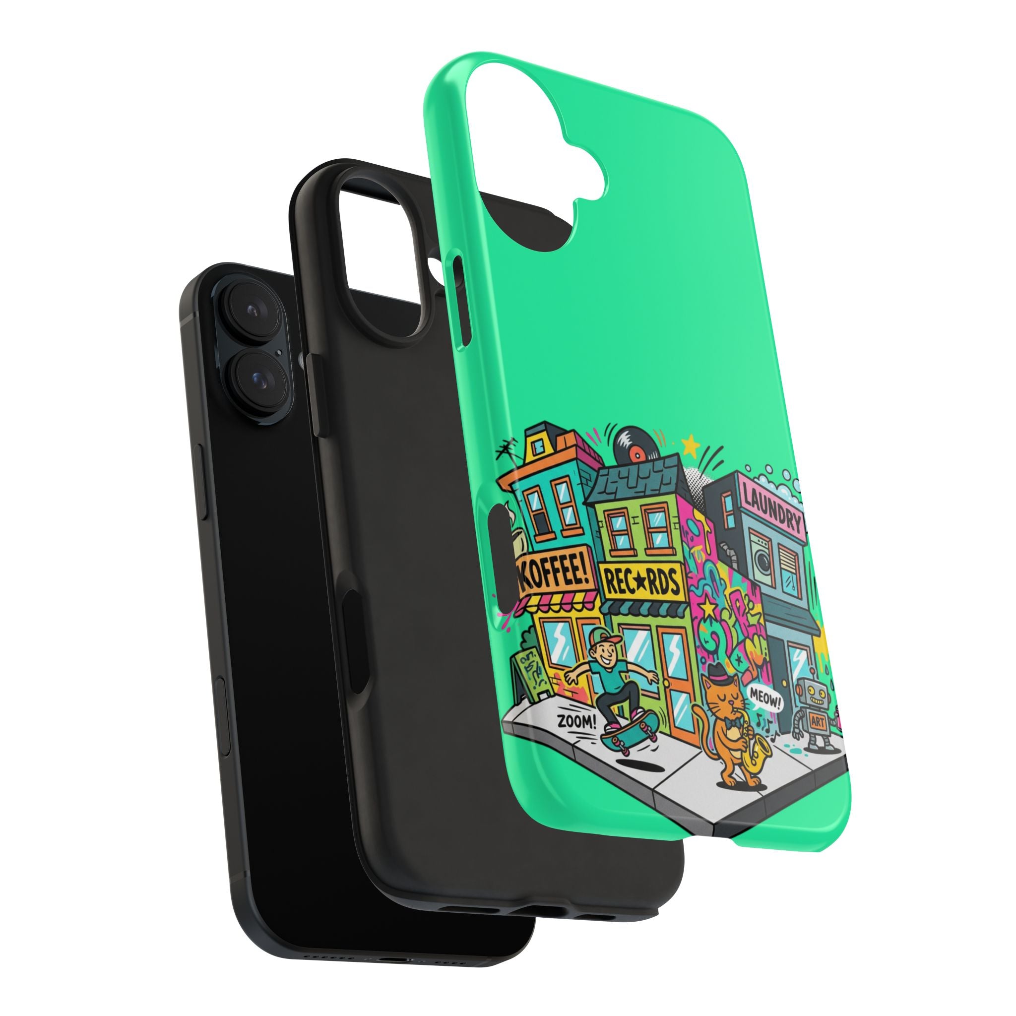 Phone Case | Tough Protective Cover with Colorful Street Art