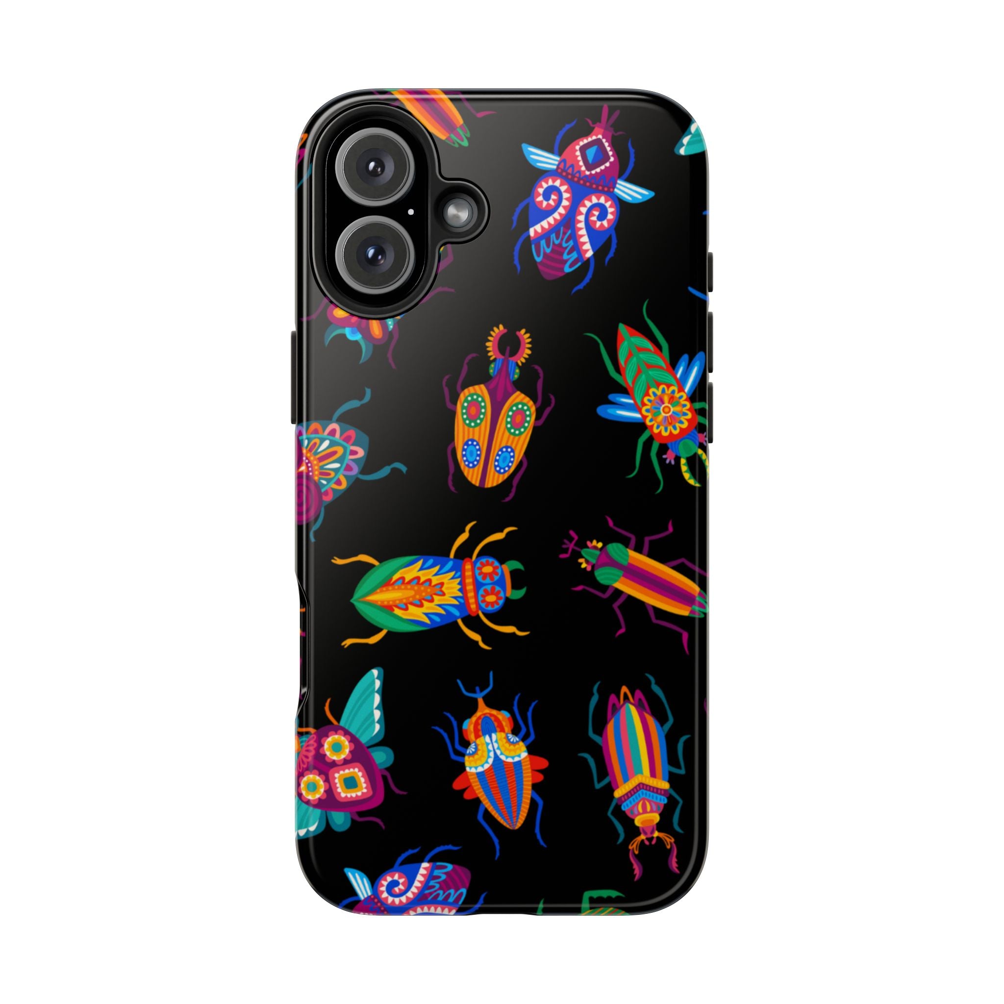 Phone Case | Neon Beetle Pattern Tough Protective Cover