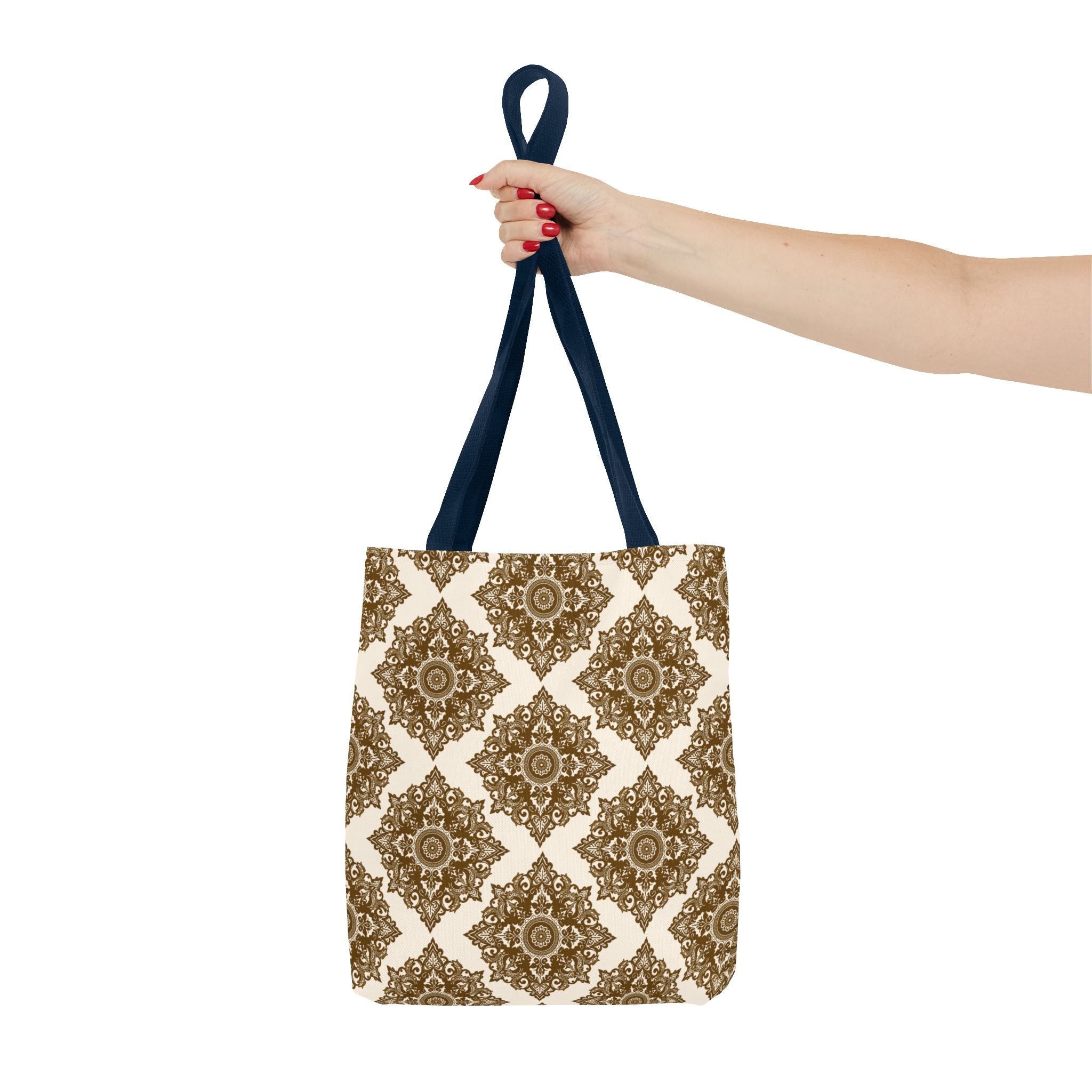 Tote Bag | Boho Gold Medallion Pattern