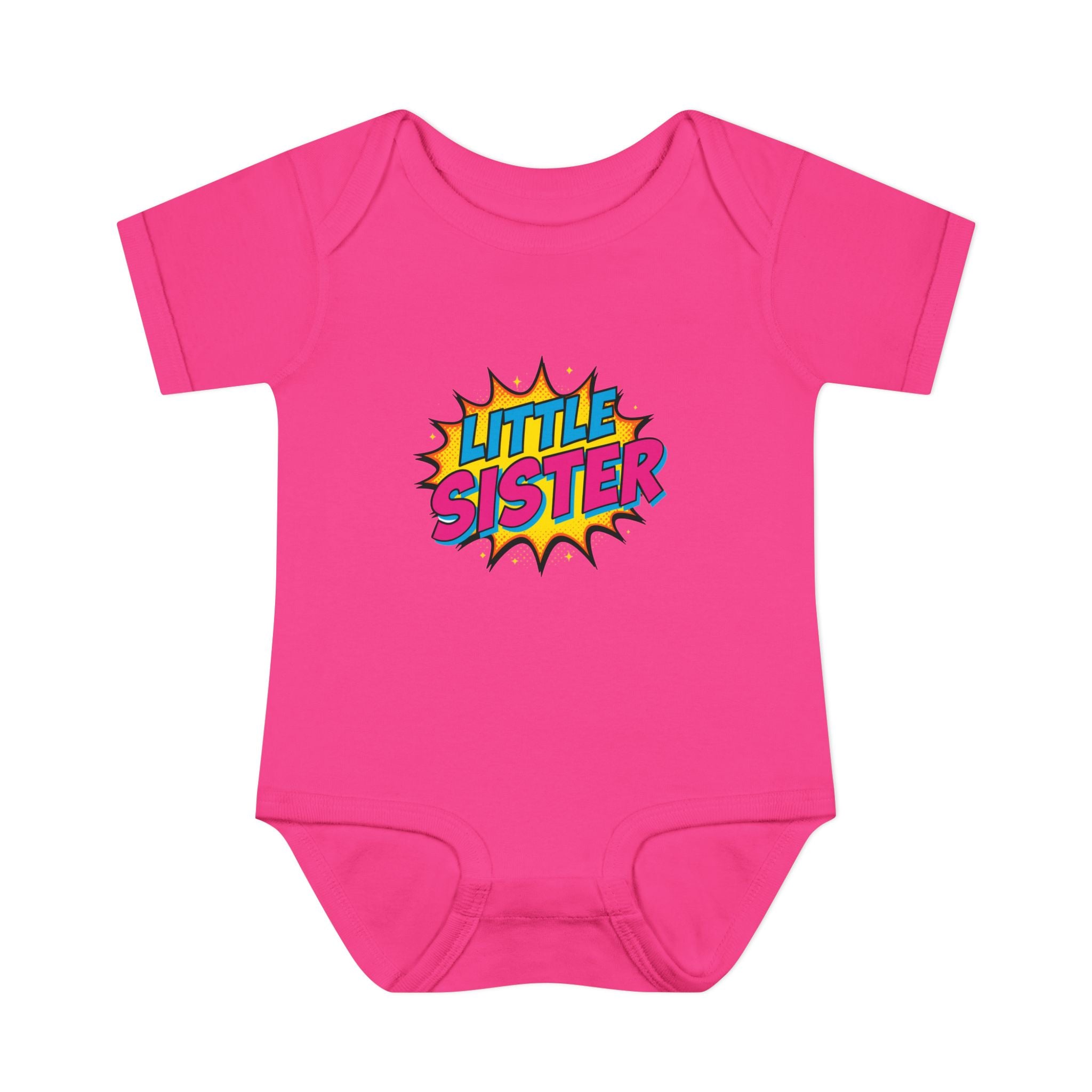 Baby Bodysuit | 'Little Sister' Comic Pop Art Infant Onesie