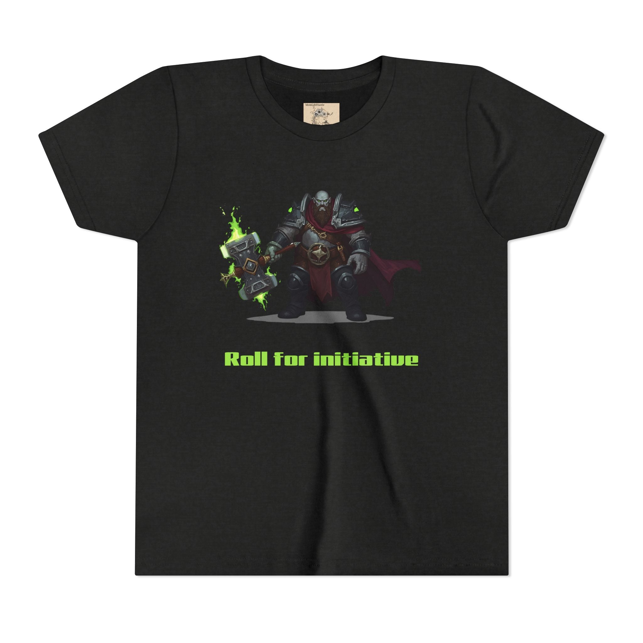 T-Shirt | 'Roll for Initiative' Fantasy RPG Character Youth Tee