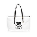 Handbag | 'Mama Bear' Shoulder Bag – Floral Bear Tote for Moms