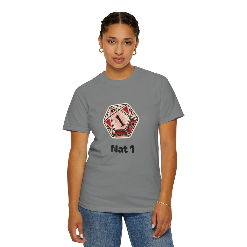 T-Shirt | Roleplaying RPG 'Nat 1' & 'Striving to Be the Whole Problem' Tee