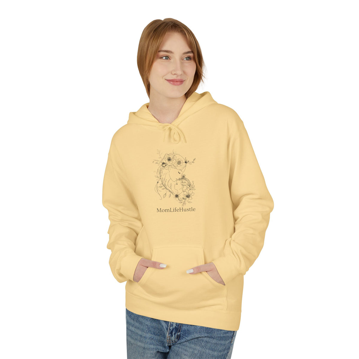 MomLifeHustle Logo Hoodie