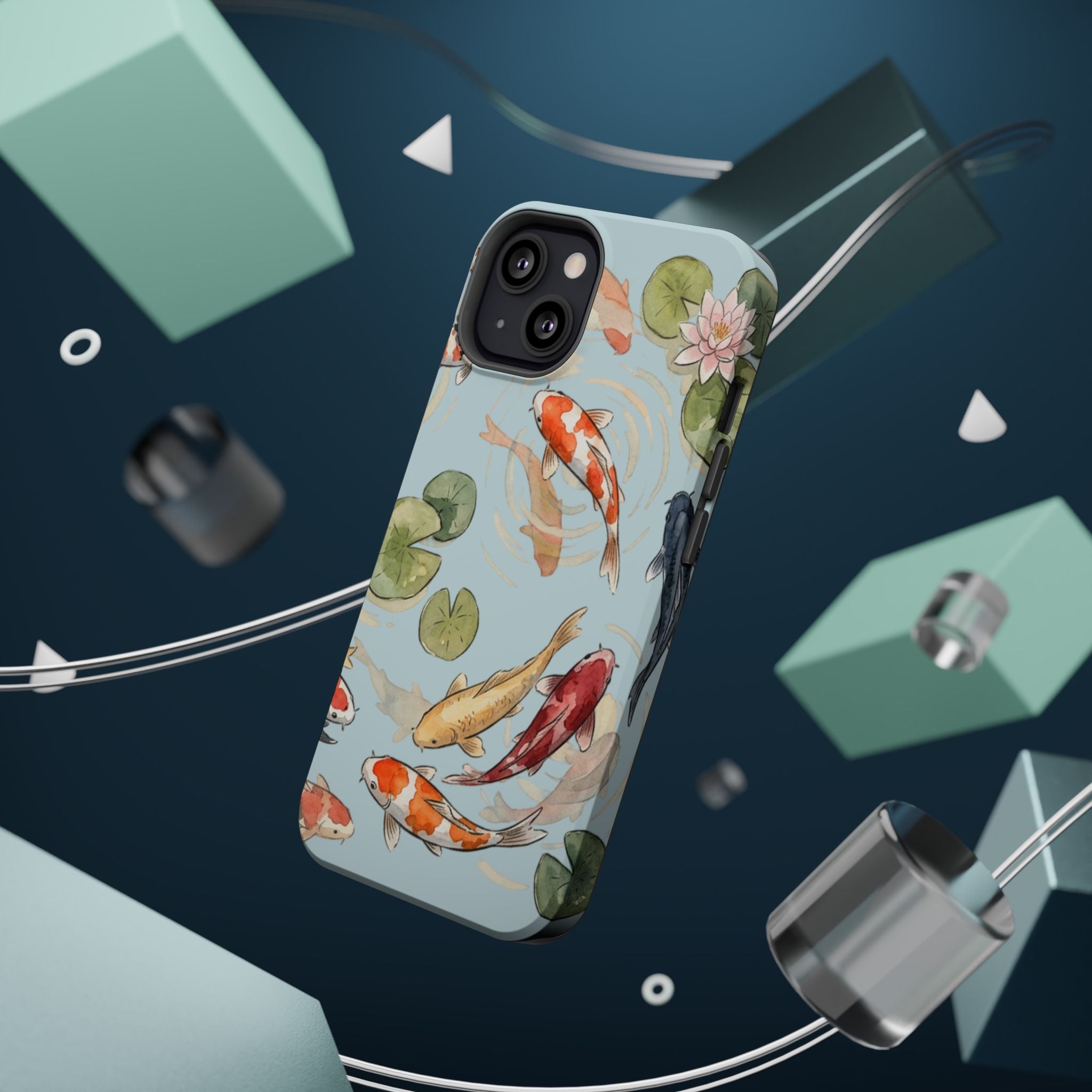 Phone Case | Koi Pond Magnetic Impact-Resistant Phone Cover