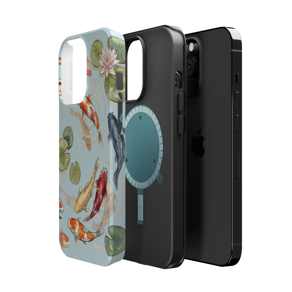 Phone Case | Koi Pond Magnetic Impact-Resistant Phone Cover