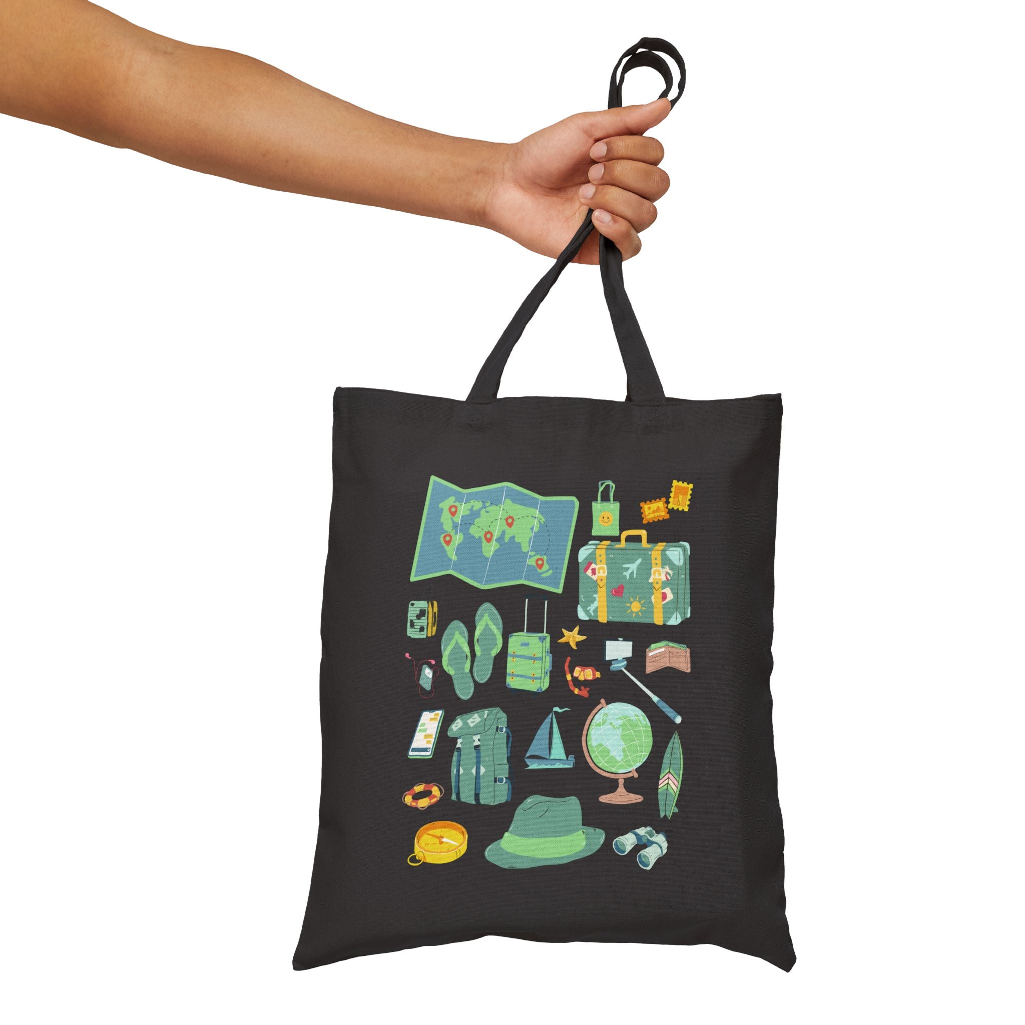 Tote Bag | Beach Vacation & Adventure Reusable Canvas Shopper