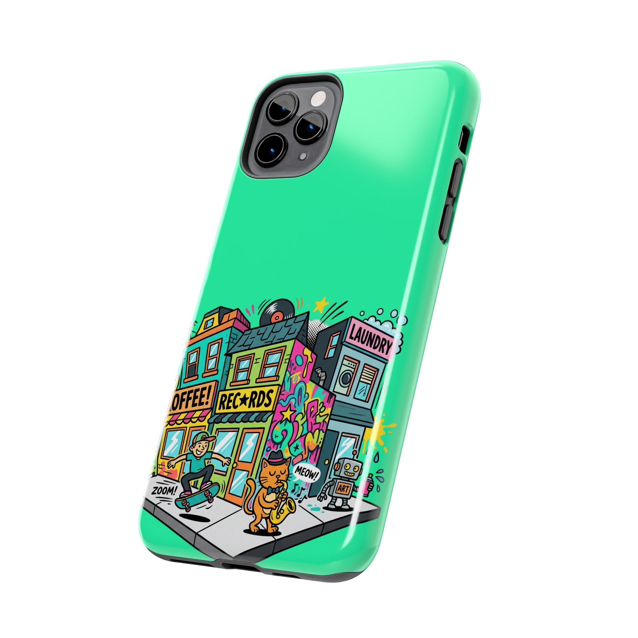 Phone Case | Tough Protective Cover with Colorful Street Art