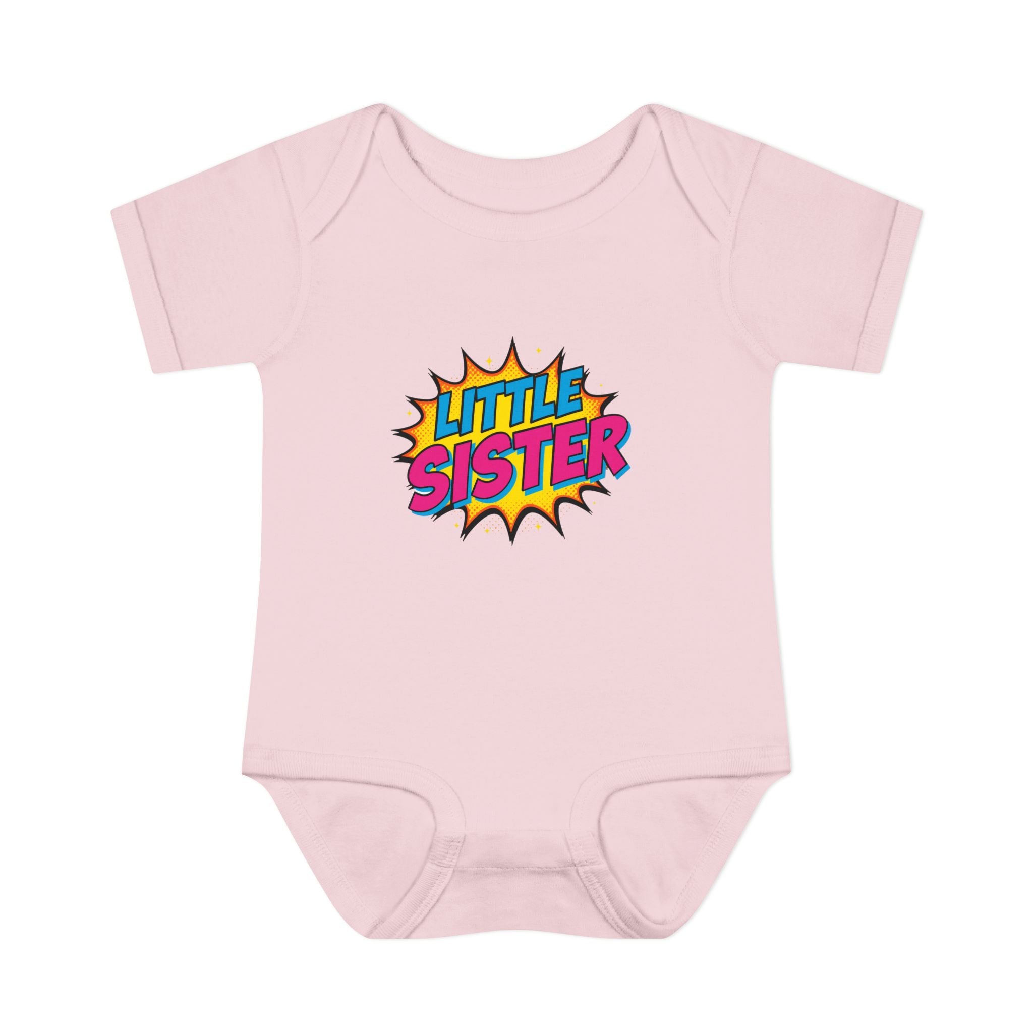 Baby Bodysuit | 'Little Sister' Comic Pop Art Infant Onesie