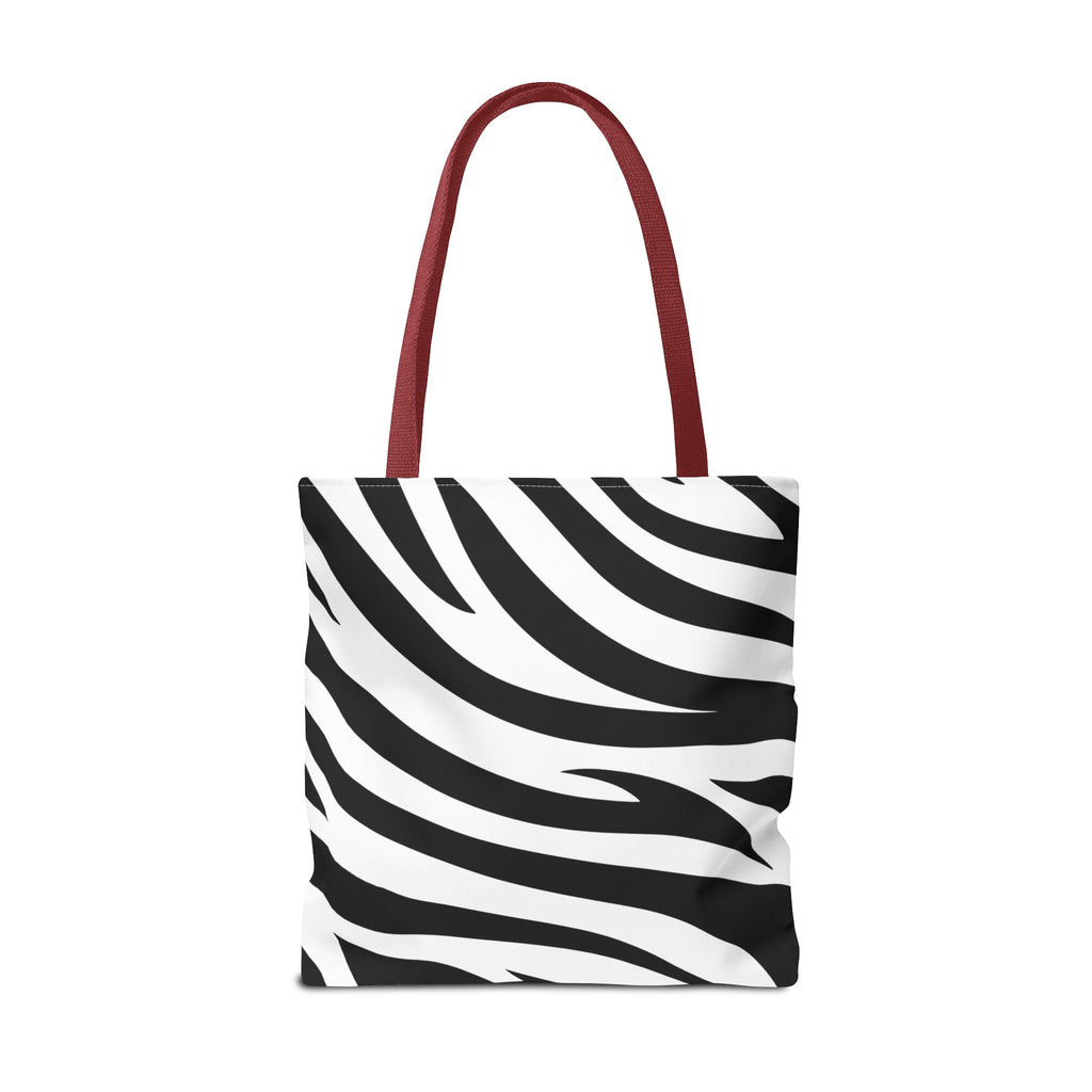 Tote Bag — Black & White Zebra Print  Fashion Tote